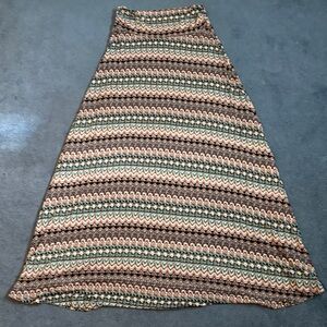 Multicolor Patterned Women's Skirt